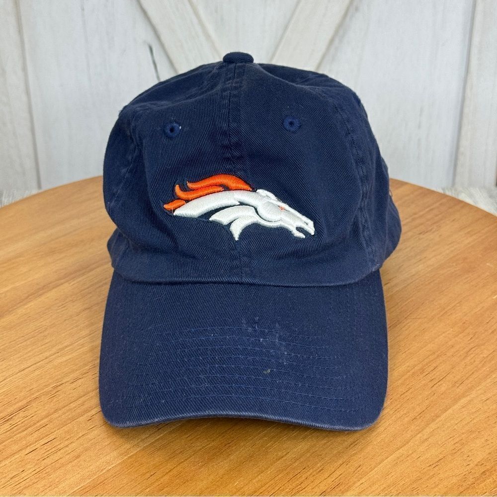 Denver Broncos‎ Football Vintage 90s Youth Stitched Baseball Cap Blue